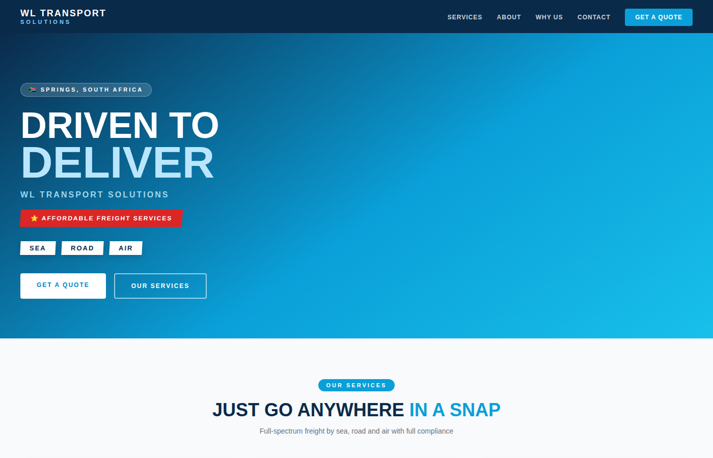 WL Transport Solutions cargo handling